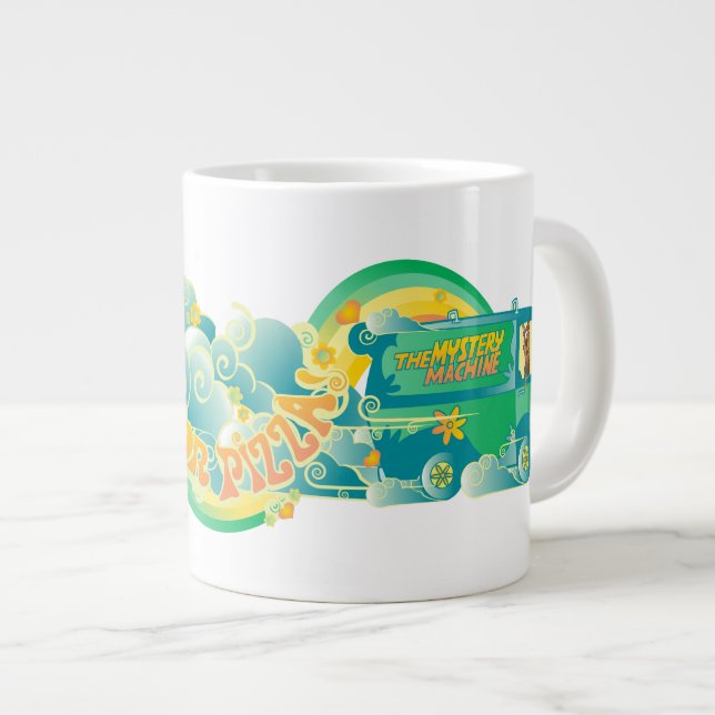 Scooby-Doo | Mystoppning Maskin "I Brake for Pizza Jumbo Mugg (Framsida höger)