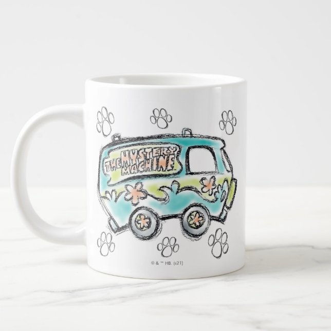 Scooby-Doo | Mystoppsketch Maskin Sketch Jumbo Mugg (Vänster)