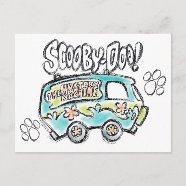 Scooby-Doo | Mystoppsketch Maskin Sketch Vykort (Framsida)