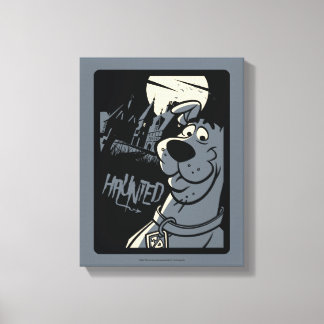 Scooby-Doo Noir Haunted Mansion Graphic Canvastryck