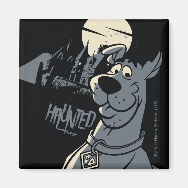 Scooby-Doo Noir Haunted Mansion Graphic Magnet (Framsidan)