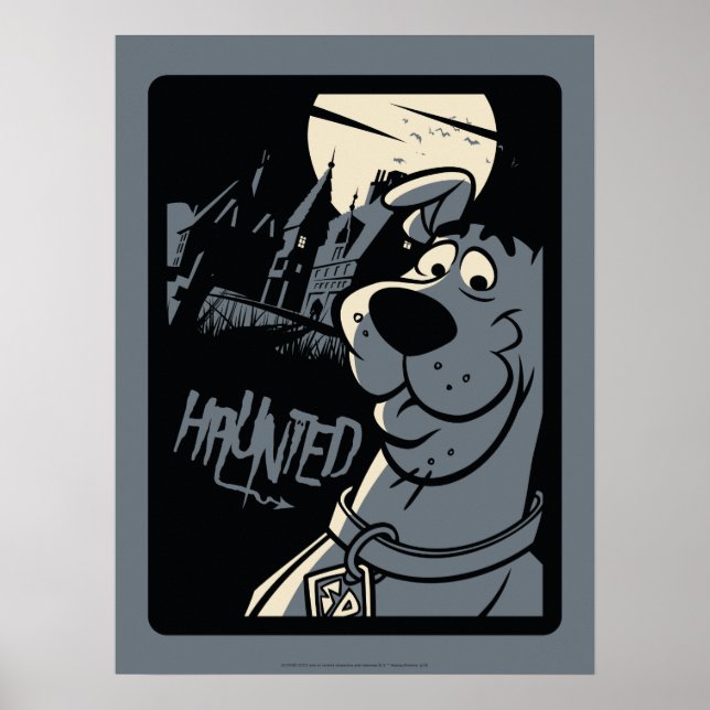 Scooby-Doo Noir Haunted Mansion Graphic Poster (Framsidan)