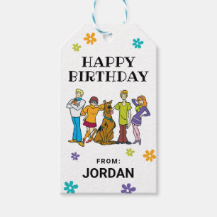 Scooby-Doo och Gang Birthday från Presentetikett