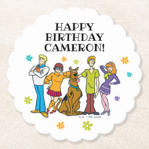 Scooby-Doo och Gang Birthday Underlägg Papper