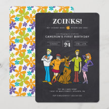 Scooby-Doo och Gang Groovy Chalkboard Birthday