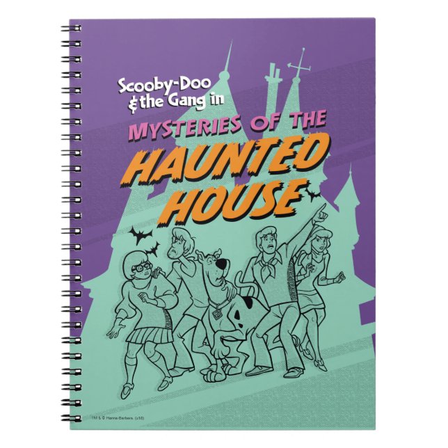 Scooby-Doo och Gang Haunted House Anteckningsbok (Framsidan)
