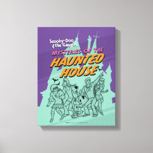 Scooby-Doo och Gang "Haunted House" Canvastryck