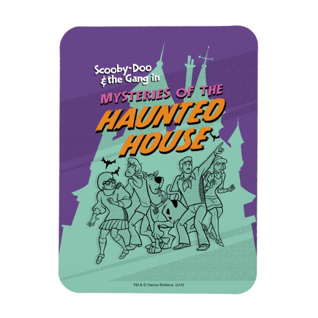 Scooby-Doo och Gang Haunted House Magnet (Vertikal)
