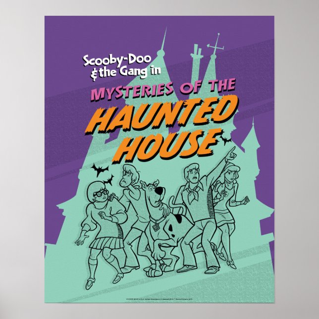 Scooby-Doo och Gang "Haunted House" Poster (Framsidan)