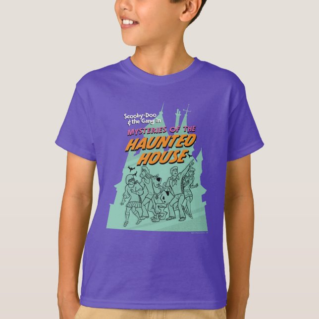 Scooby-Doo och Gang Haunted House T Shirt (Framsida)
