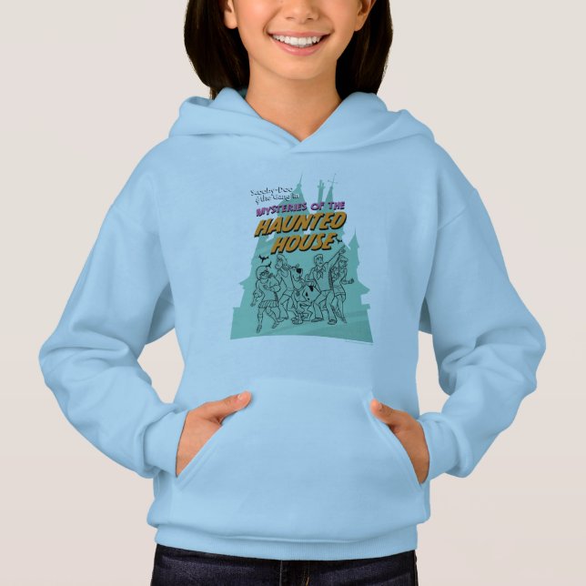 Scooby-Doo och Gang Haunted House T Shirt (Framsida)