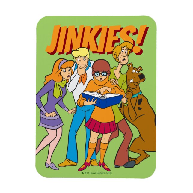 Scooby-Doo och Gang Investigate Bok Magnet (Vertikal)