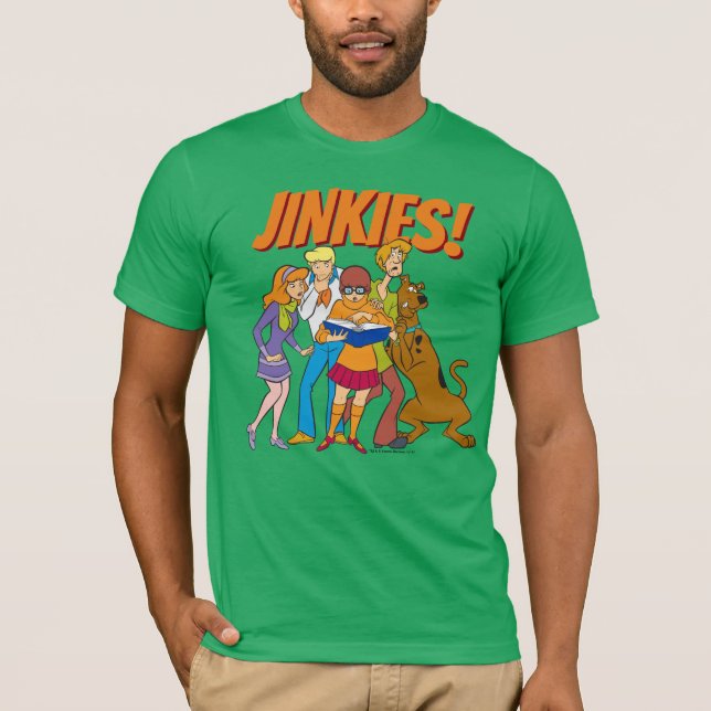 Scooby-Doo och Gang Investigate Bok T Shirt (Framsida)