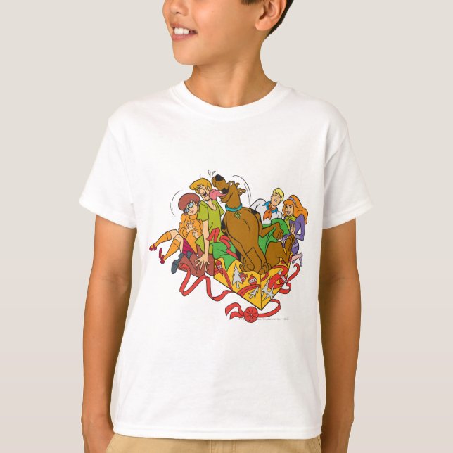 Scooby-Doo och Gang-julen Tee Shirt (Framsida)