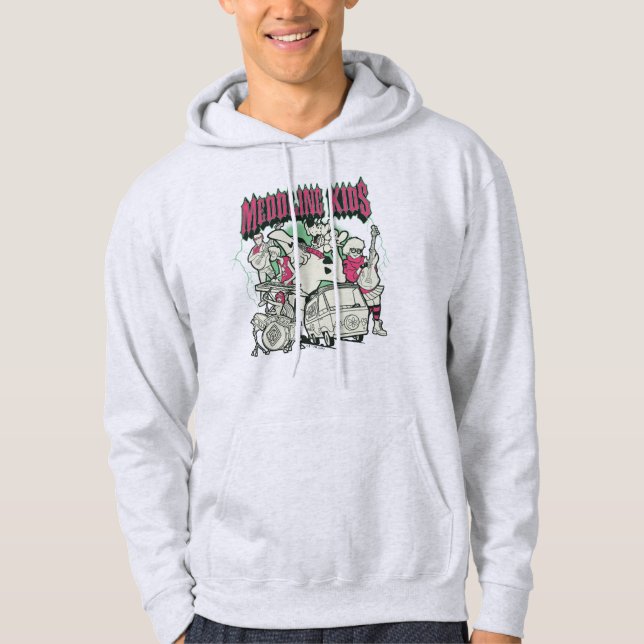 Scooby-Doo och Gang Meddling Kids Punk Band Hoodie (Framsida)