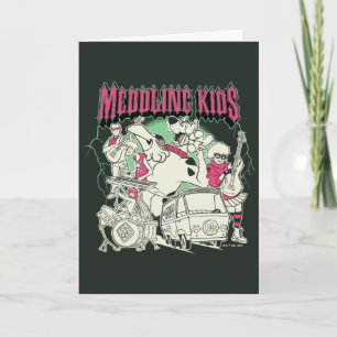 Scooby-Doo och Gang Meddling Kids Punk Band Kort