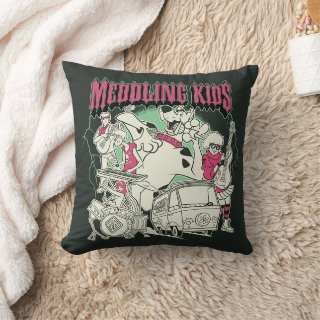 Scooby-Doo och Gang Meddling Kids Punk Band Kudde (Filt)