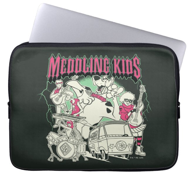 Scooby-Doo och Gang Meddling Kids Punk Band Laptop Fodral (Framsidan)