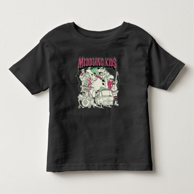 Scooby-Doo och Gang Meddling Kids Punk Band T Shirt (Framsida)