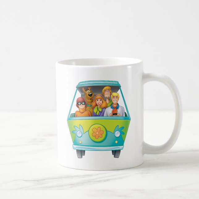 Scooby-Doo och Gang Myasty Maskin Airbrush Kaffemugg (Höger)