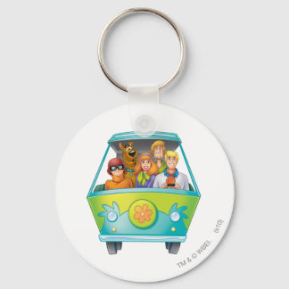 Scooby-Doo och Gang Myasty Maskin Airbrush Nyckelring