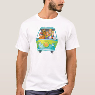 Scooby-Doo och Gang Myasty Maskin Airbrush T Shirt