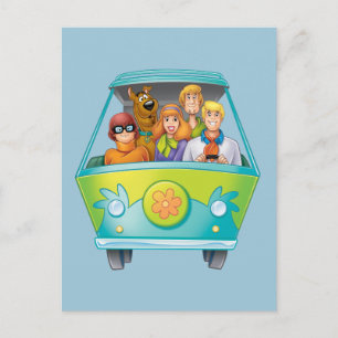 Scooby-Doo och Gang Myasty Maskin Airbrush Vykort