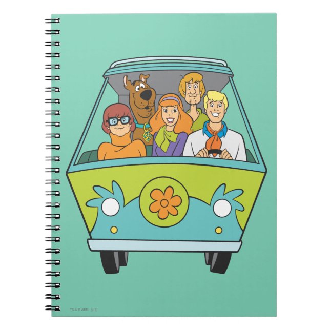 Scooby-Doo och Gang Myasty Maskin Anteckningsbok (Framsidan)