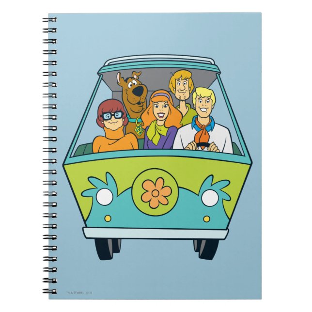 Scooby-Doo och Gang Myasty Maskin Anteckningsbok (Framsidan)
