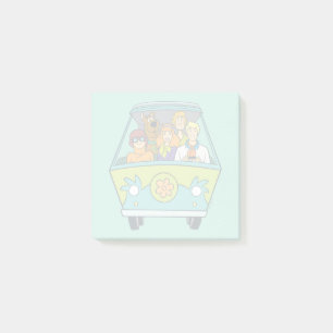 Scooby-Doo och Gang Myasty Maskin Post-it Block