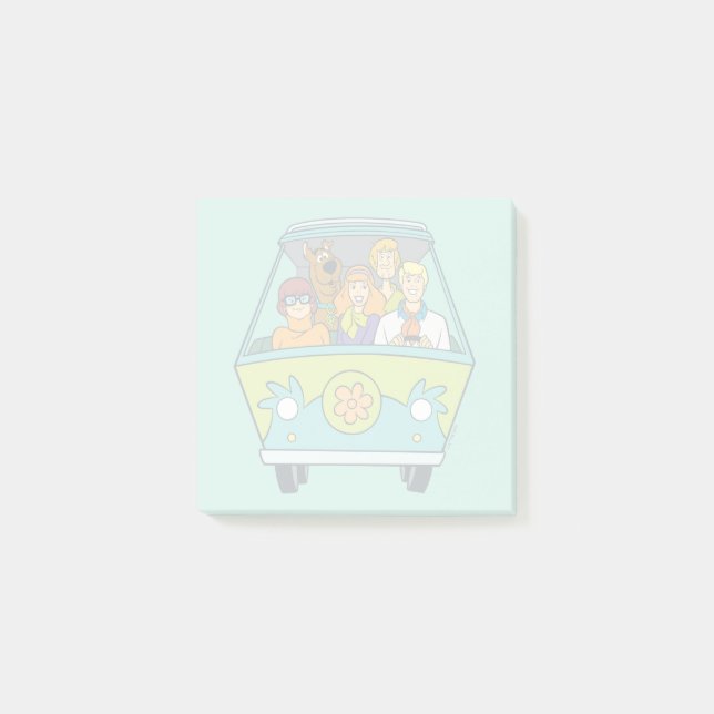 Scooby-Doo och Gang Myasty Maskin Post-it Block (Framsida)