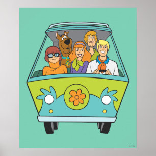 Scooby-Doo och Gang Myasty Maskin Poster