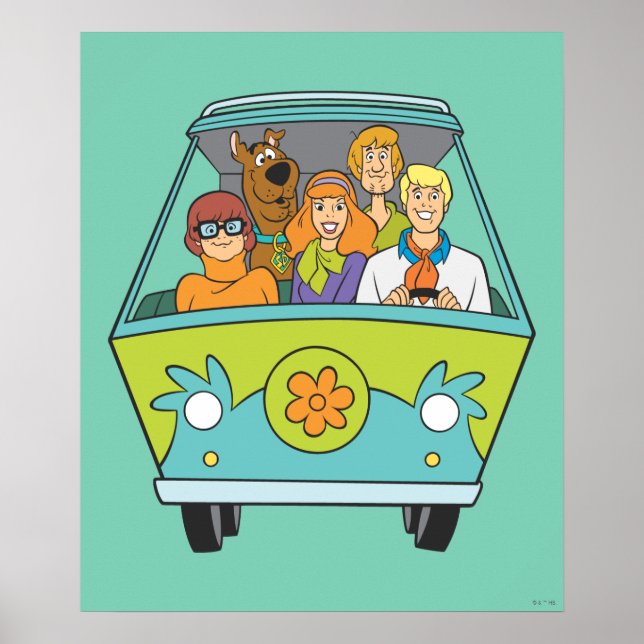 Scooby-Doo och Gang Myasty Maskin Poster (Framsidan)