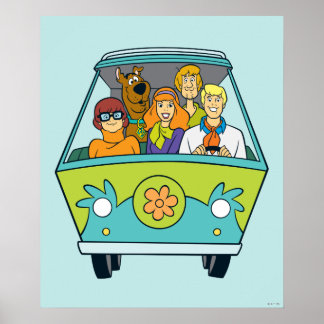 Scooby-Doo och Gang Myasty Maskin Poster