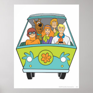 Scooby-Doo och Gang Myasty Maskin Poster