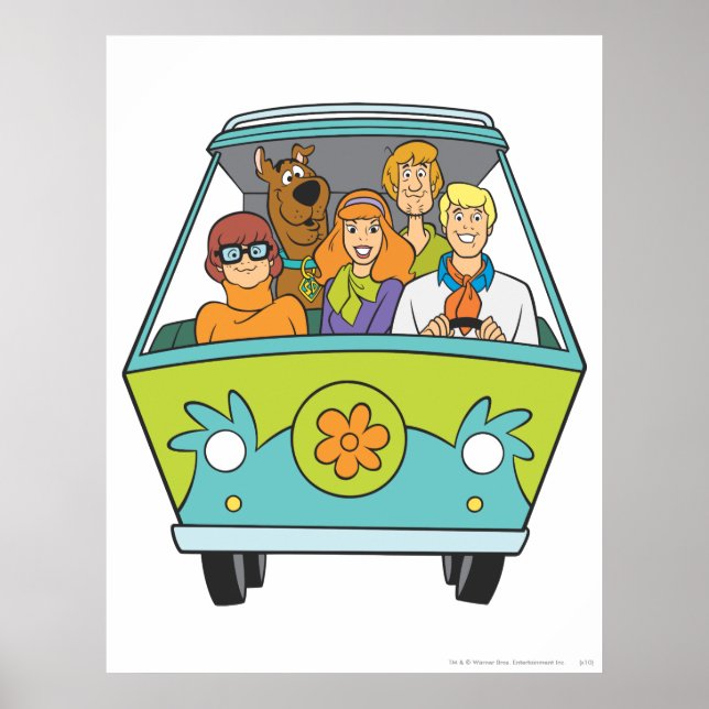 Scooby-Doo och Gang Myasty Maskin Poster (Framsidan)
