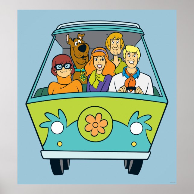 Scooby-Doo och Gang Myasty Maskin Poster (Framsidan)