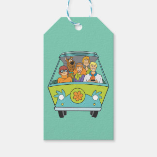 Scooby-Doo och Gang Myasty Maskin Presentetikett