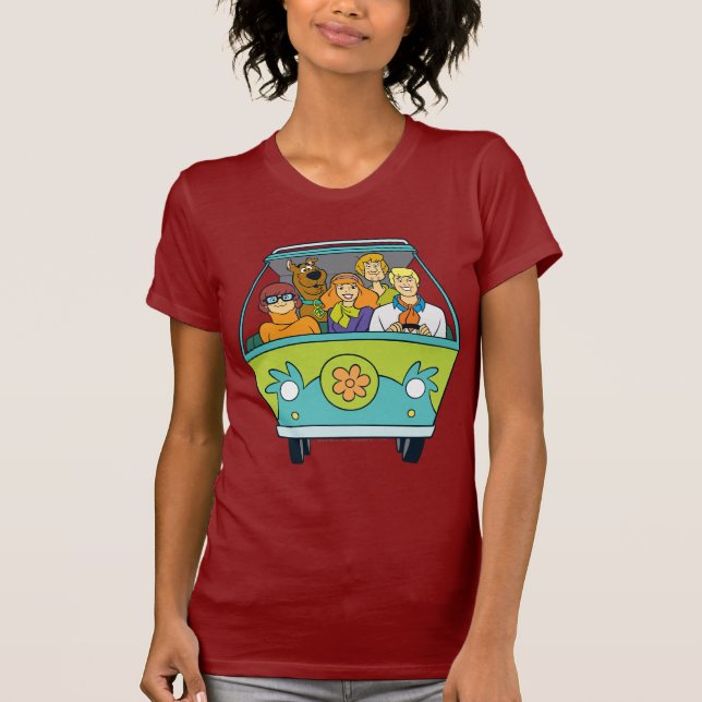 Scooby-Doo och Gang Myasty Maskin T-shirt (Framsida)