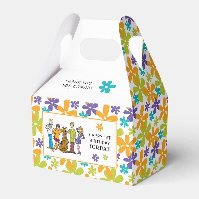 Scooby-Doo och Gang-Tacken Presentaskar (Framsidan Sidan)