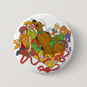 Scooby-Doo och ligajul Knapp