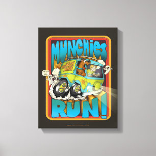 Scooby-Doo och lurvig "Munchies springa! ", Canvastryck