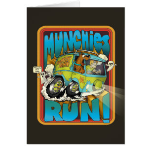 Scooby-Doo och lurvig "Munchies springa! ", Hälsningskort