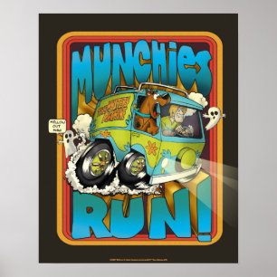 Scooby-Doo och lurvig "Munchies springa! ", Poster