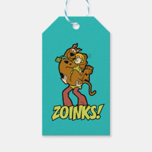 Scooby-Doo och lurviga Zoinks! Presentetikett