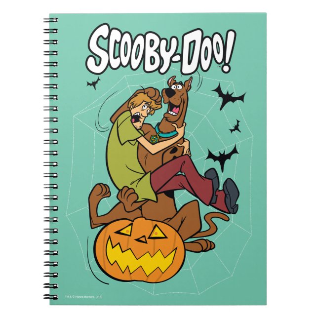 Scooby-Doo och Shaggy Halloween Fright Anteckningsbok (Framsidan)