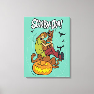 Scooby-Doo och Shaggy Halloween Fright Canvastryck
