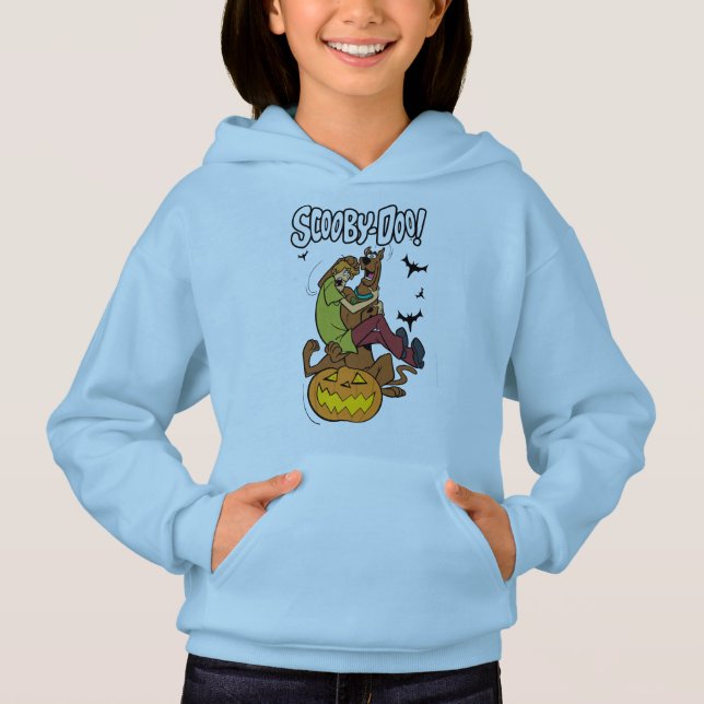 Scooby-Doo och Shaggy Halloween Fright T Shirt (Framsida)