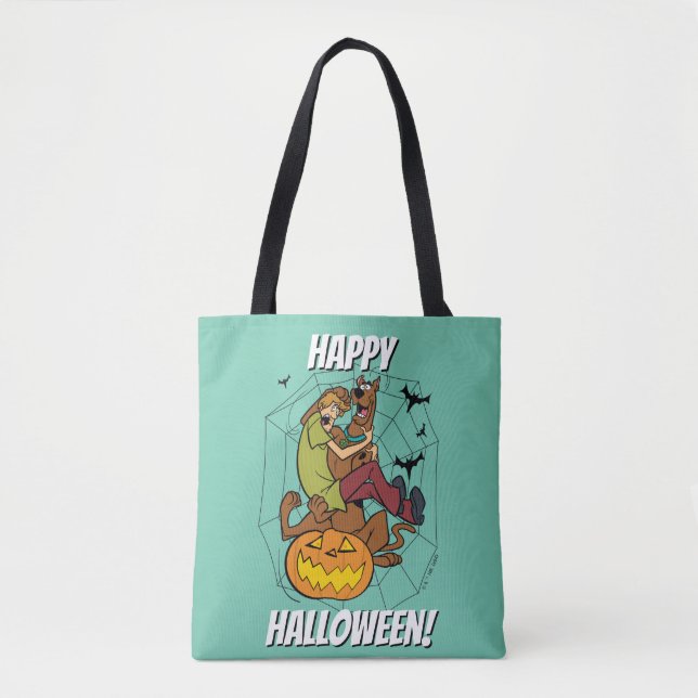 Scooby-Doo och Shaggy Halloween Fright Tygkasse (Framsida)
