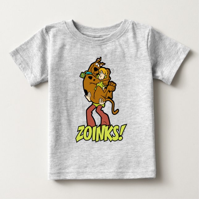 Scooby-Doo och Shaggy Zoinks! T-shirt (Framsida)